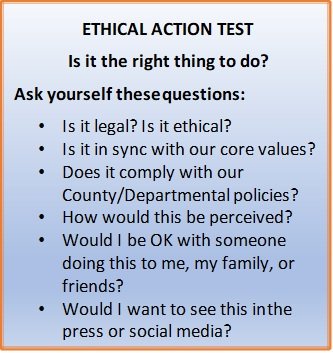 ethical action test: is it the right thing to do graphic