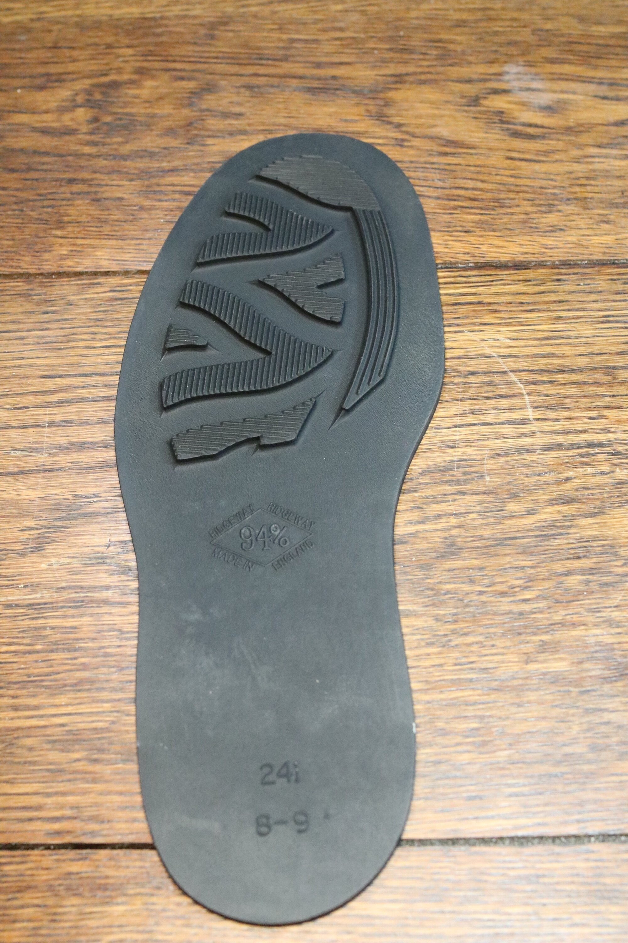 Ridgway Full Sole (Black) — Shoemaking 