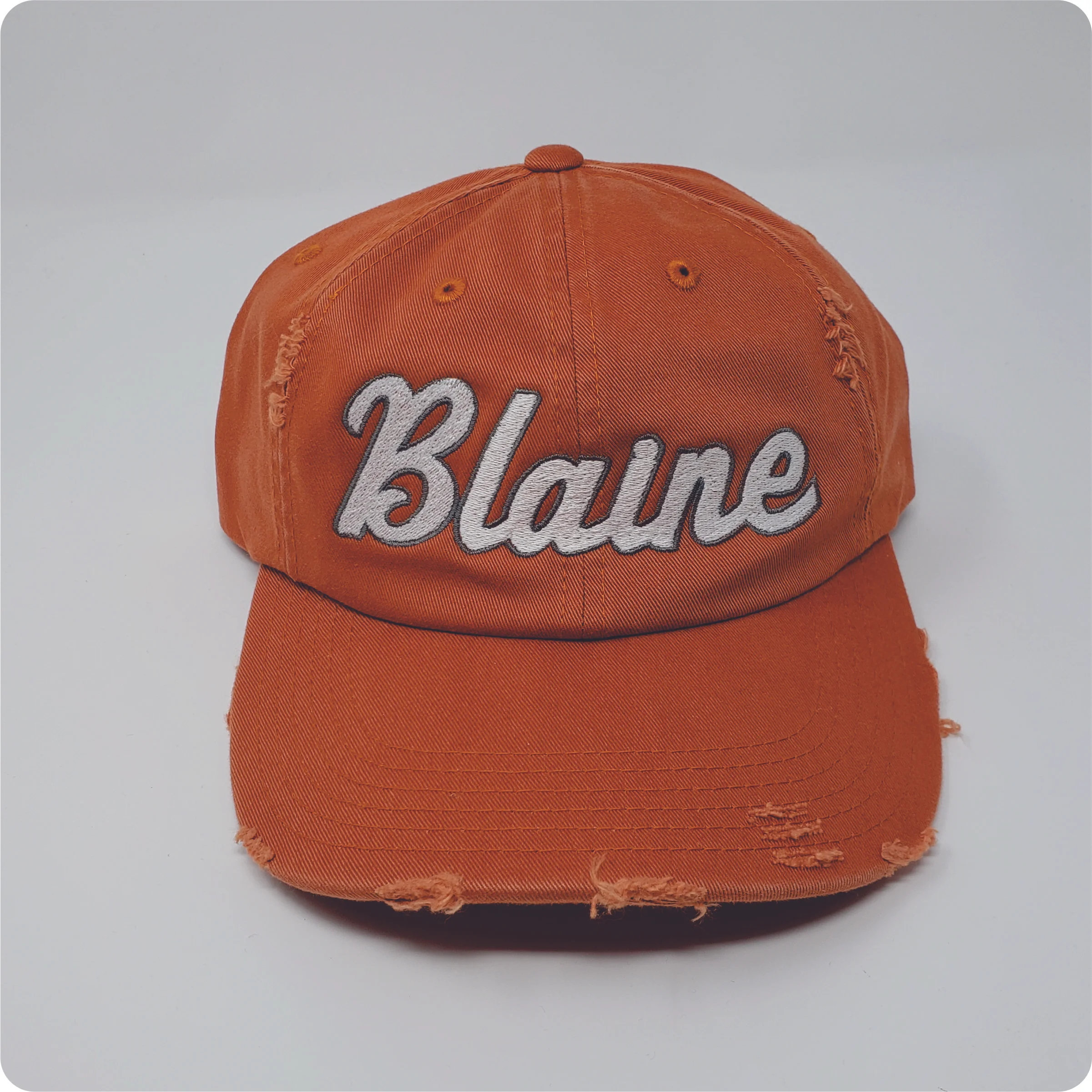 distressed hats