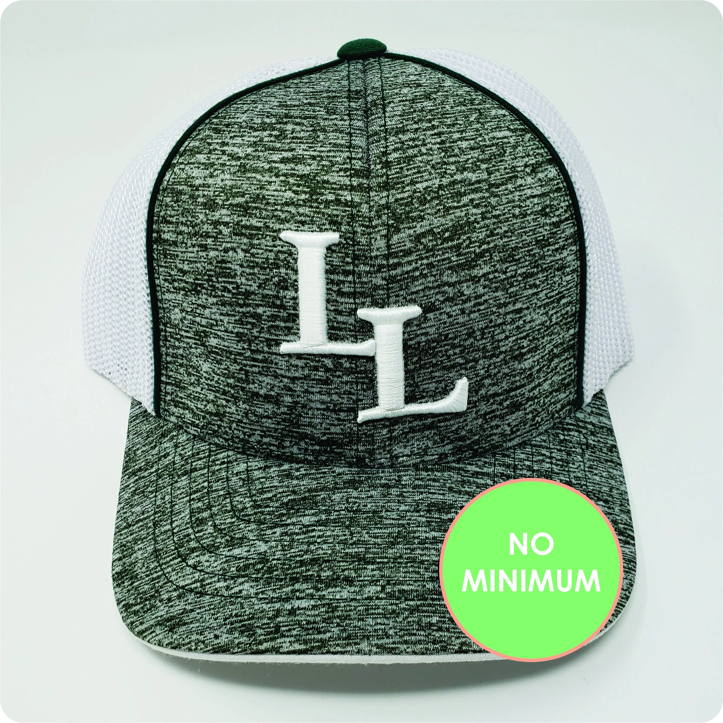 embroidered hats no minimum order
