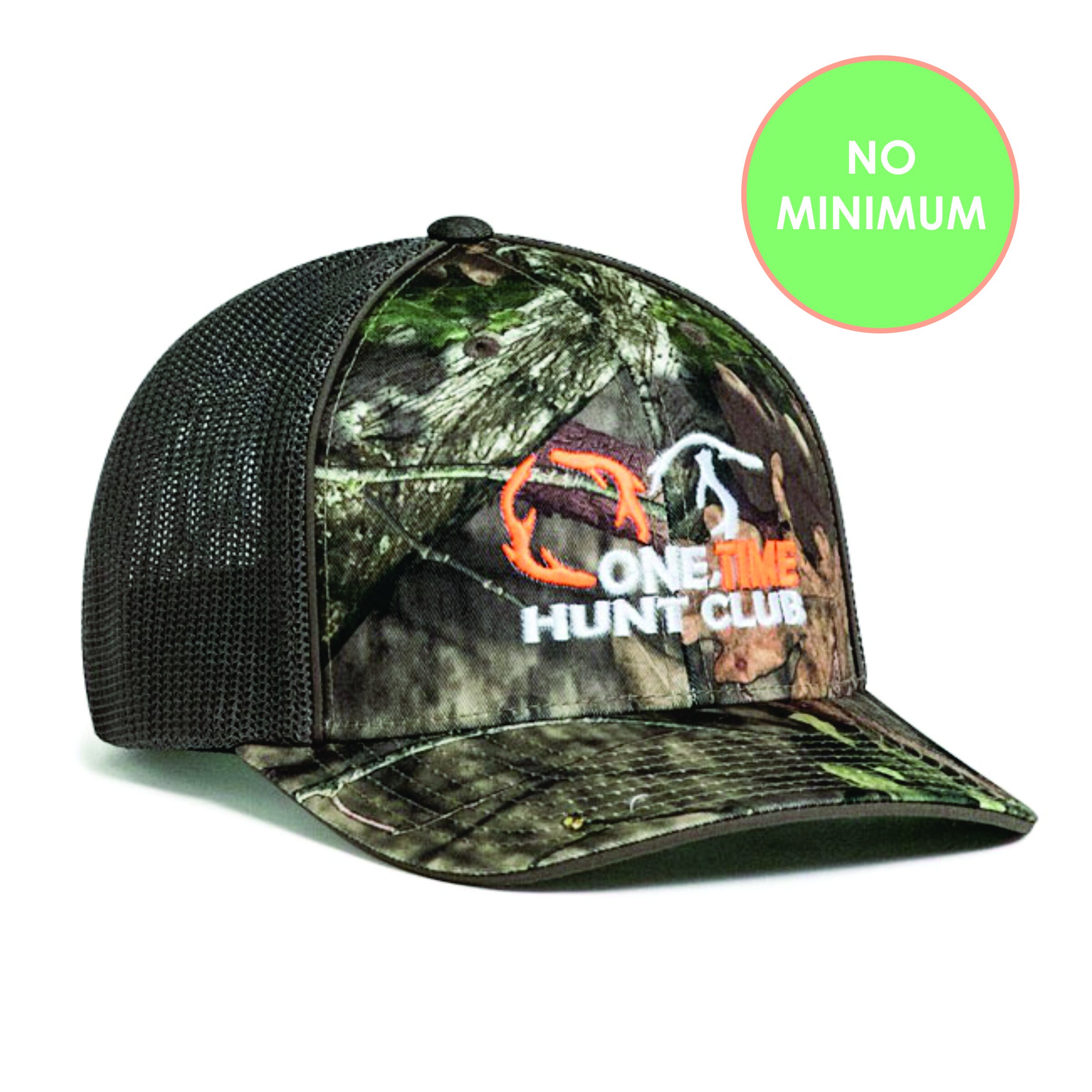 embroidered hats no minimum order