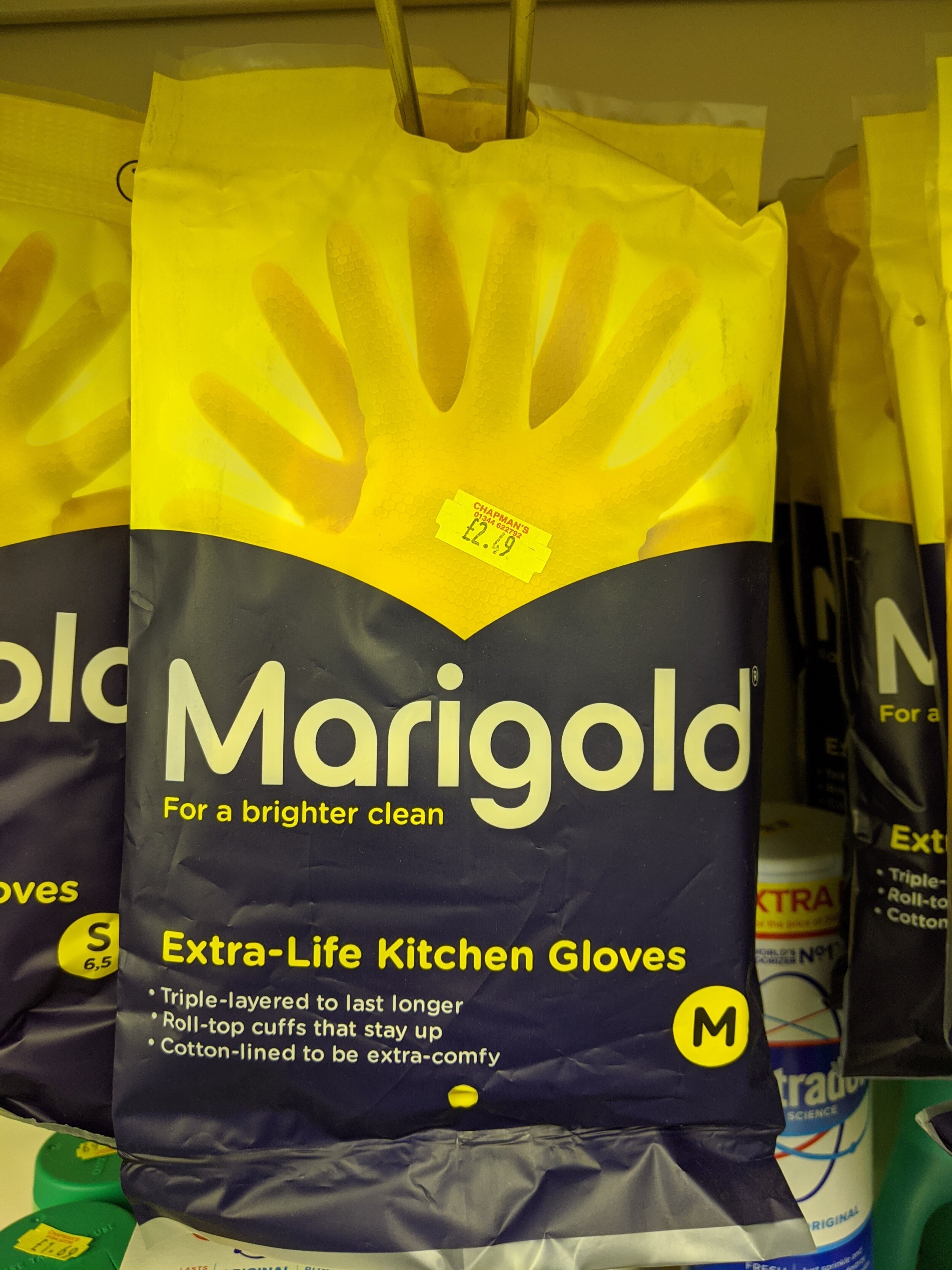 Marigolds Extra Life Kitchen Glove Large 