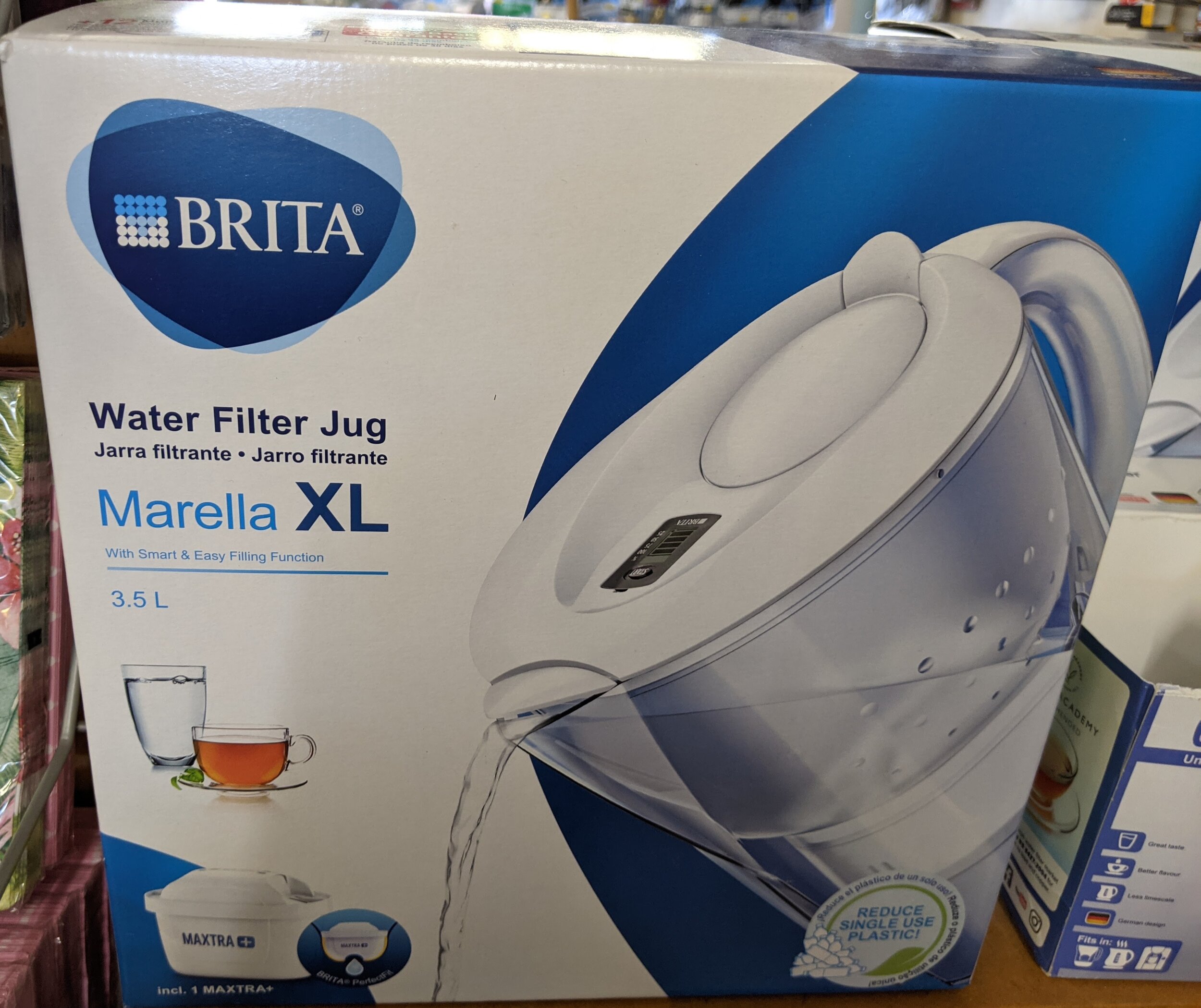 New BRITA Marella Water Filter Jug With 1 MAXTRA Cartridge Smart & Easy  Filling!