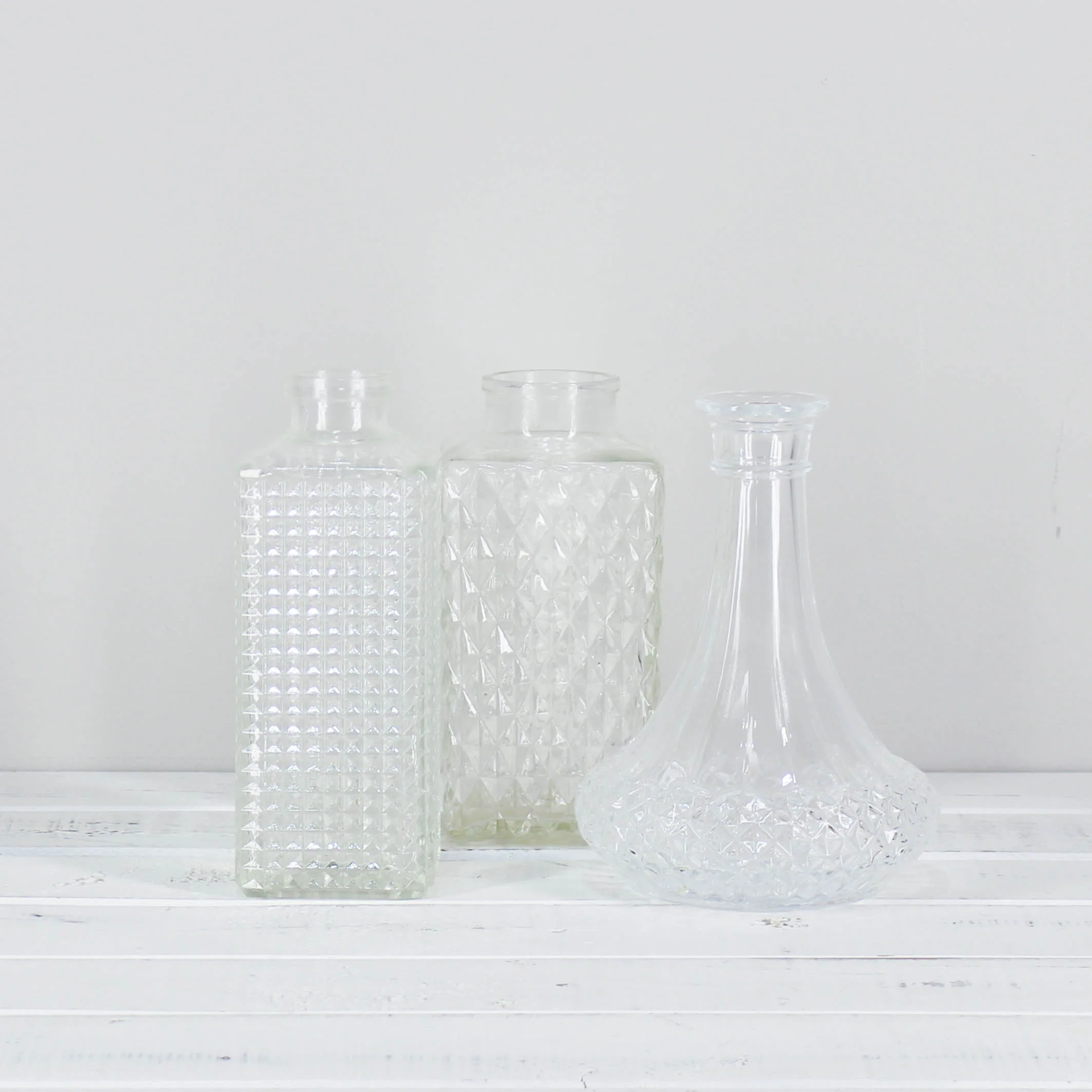 Vintage Glass Decanter Vase Got It Covered Wedding Events