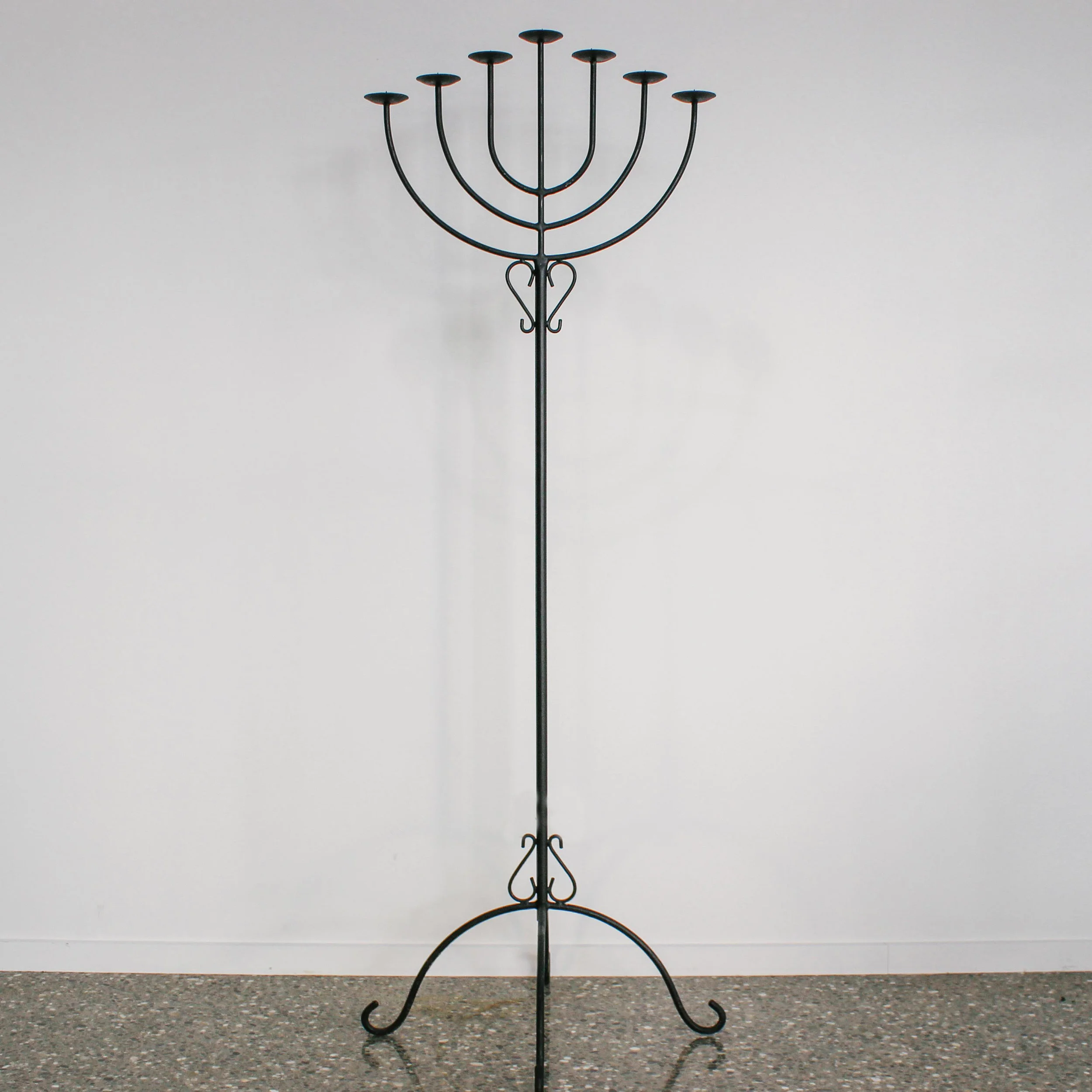 Black Floor Standing Candelabra Got It Covered Wedding