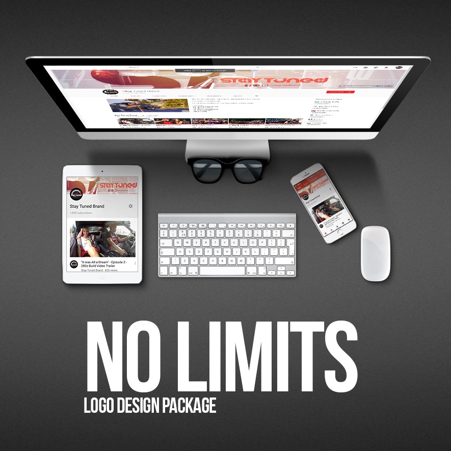 No Limits Logo Design Package Staytuned Creative Technology