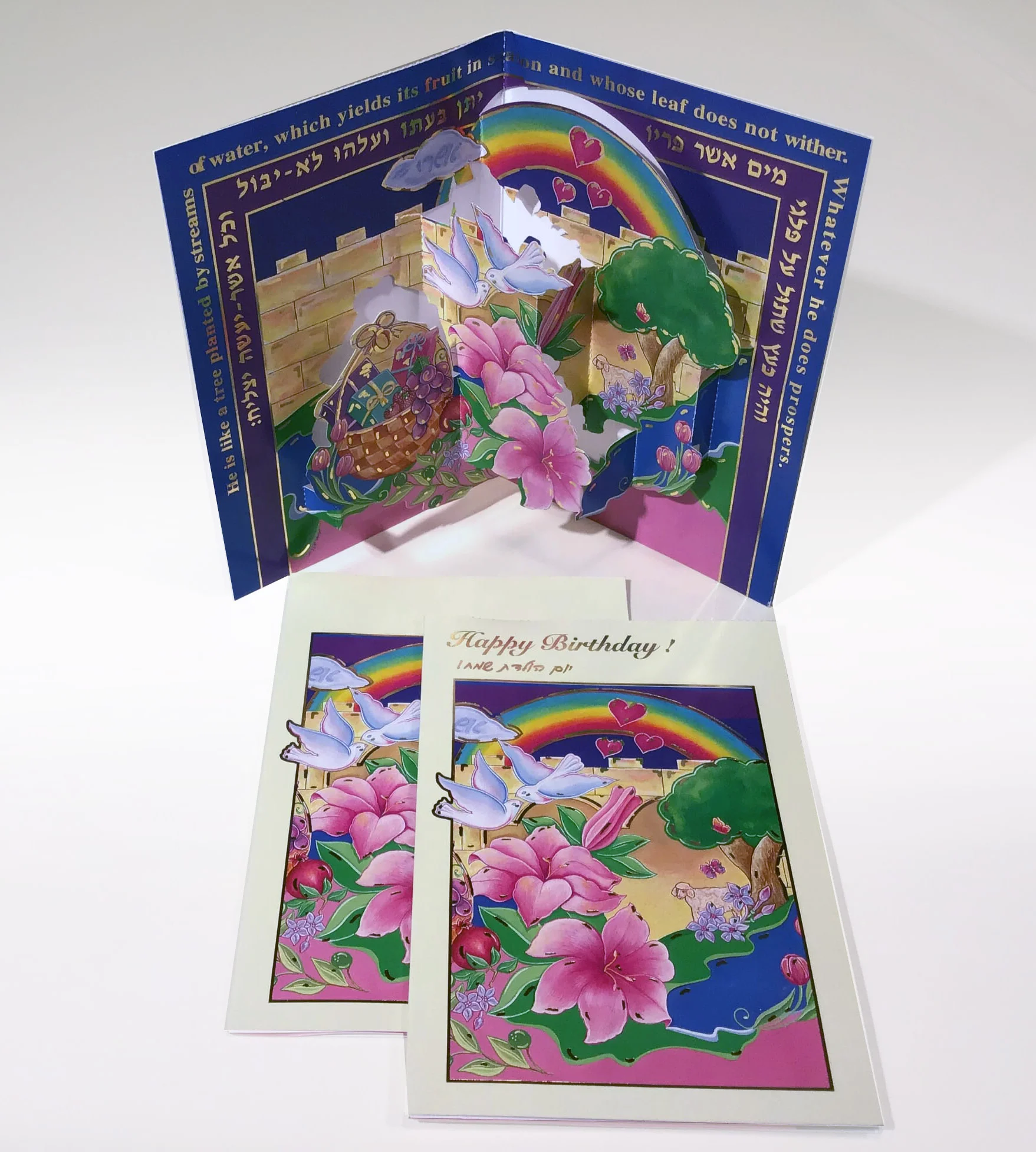 Happy Birthday Or With No Heading Amy S Vintage 3d Pop Out Cards
