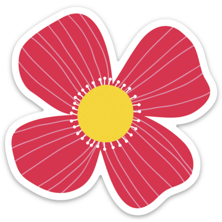 Flower Sticker