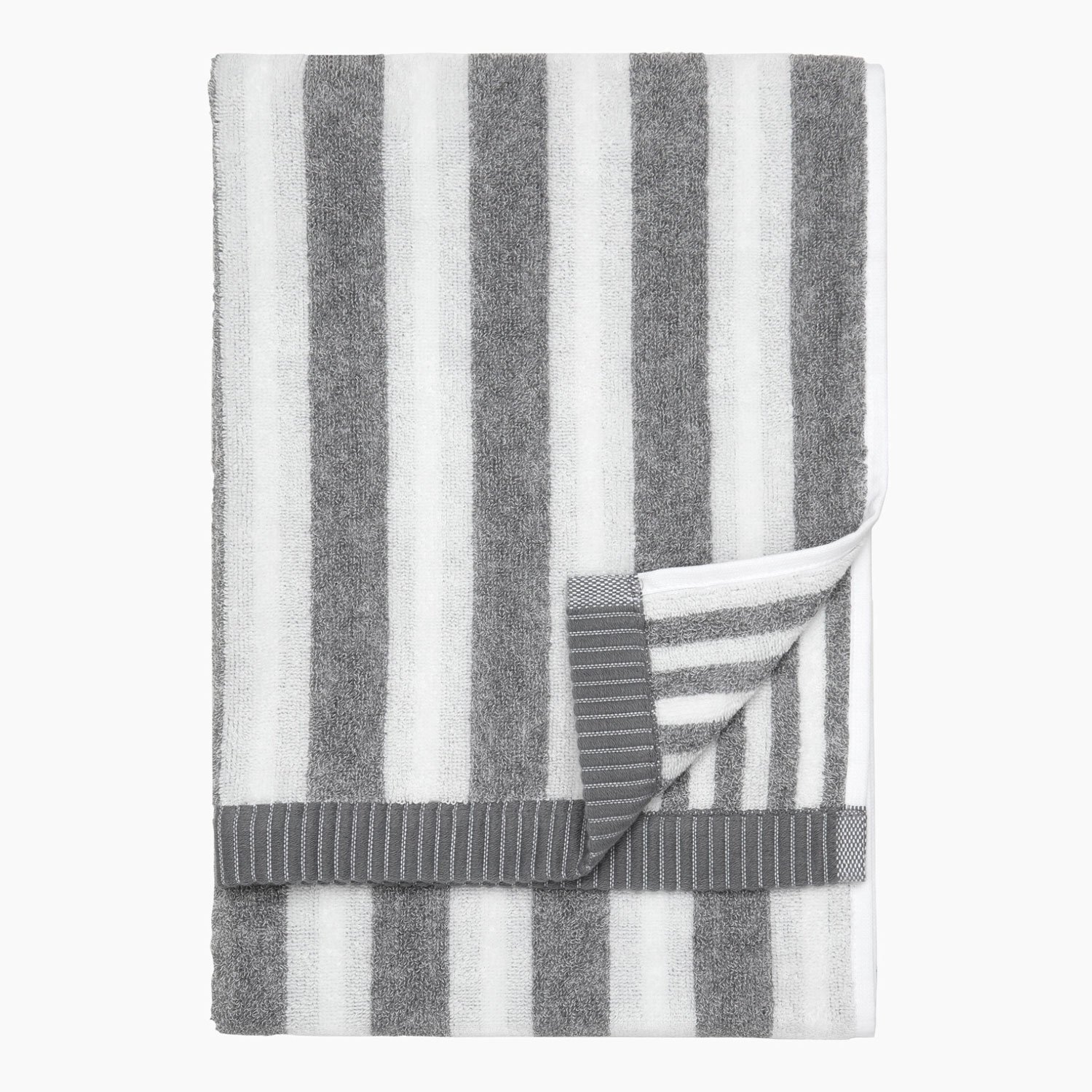 Black Striped Bath Towel, Black and White Striped Black Towels for