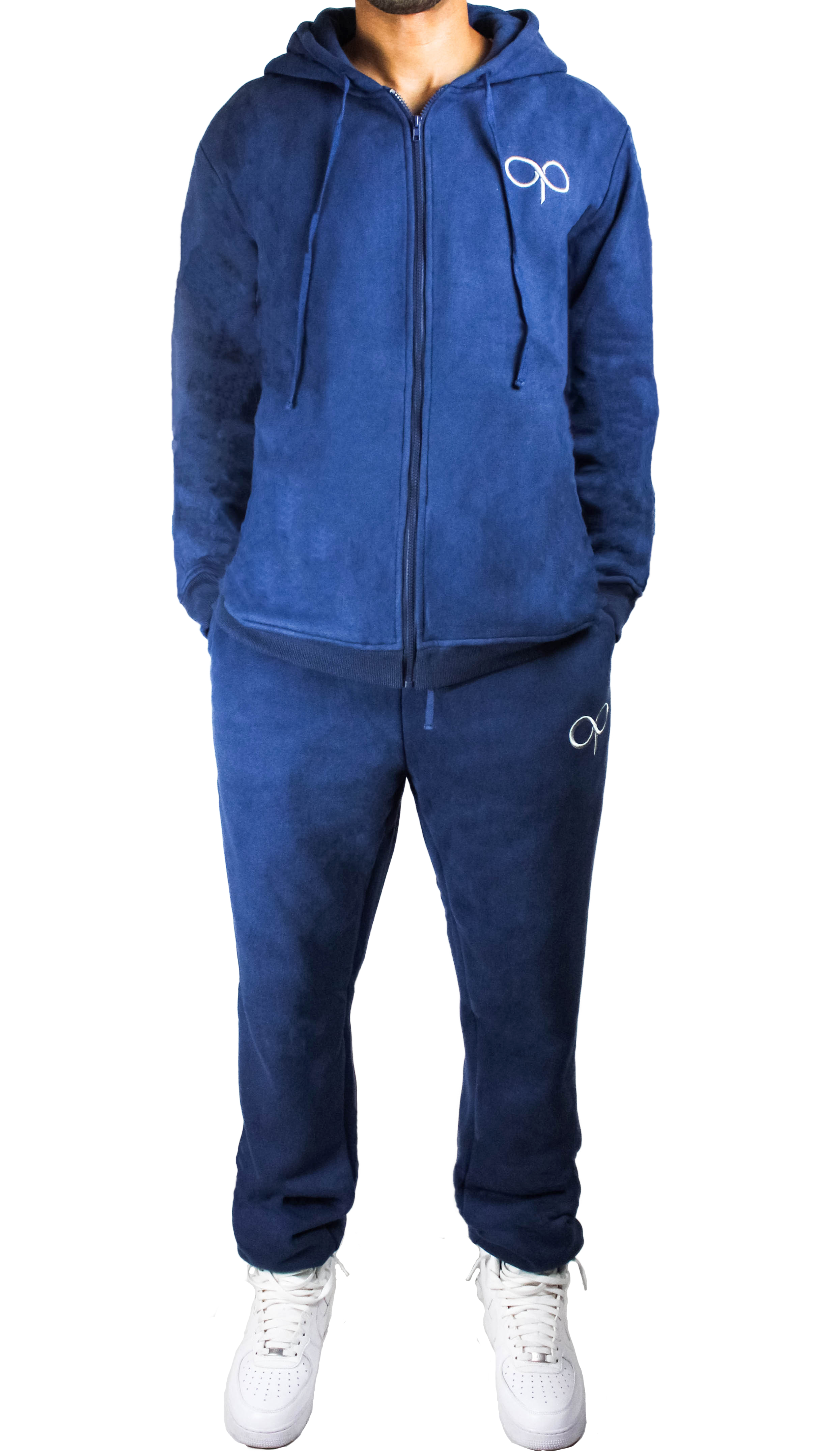 navy blue sweatsuit mens