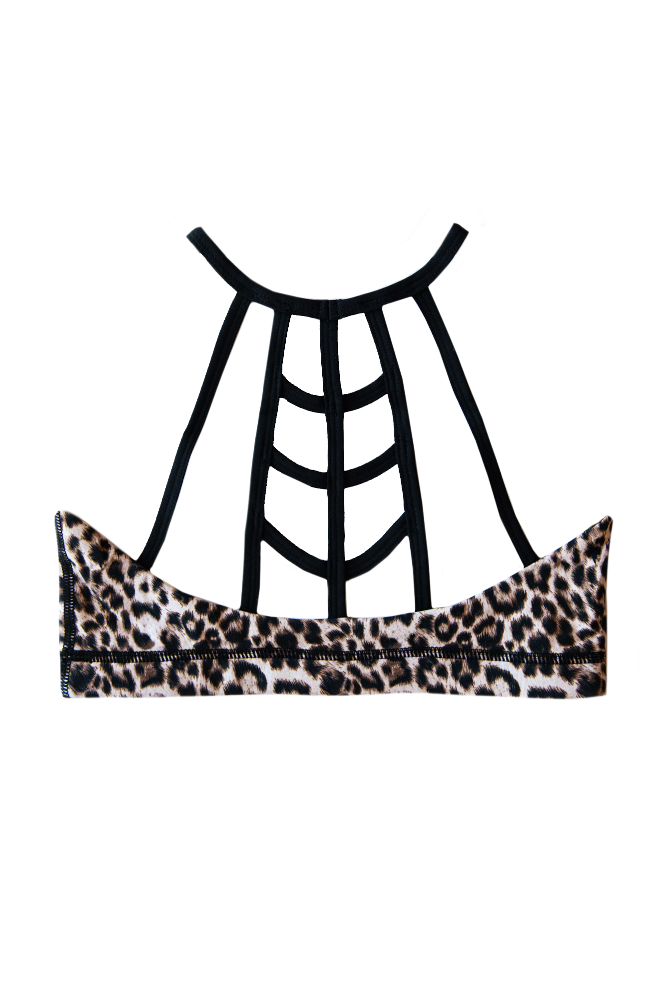 leopard sports bra