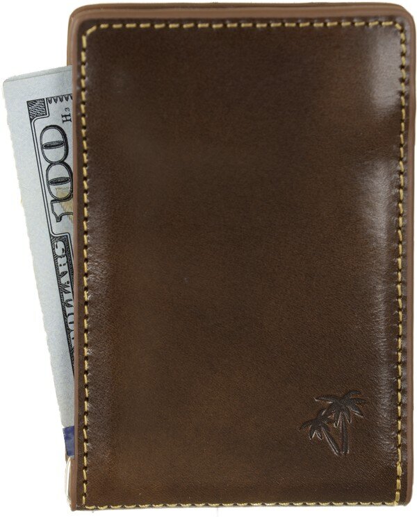 Mandarina Agua Roble Money Clip Wallet with Pocket