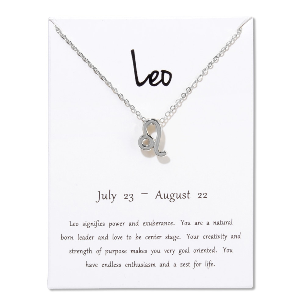 ♌︎ Leo Necklace - Zodiac Symbols 