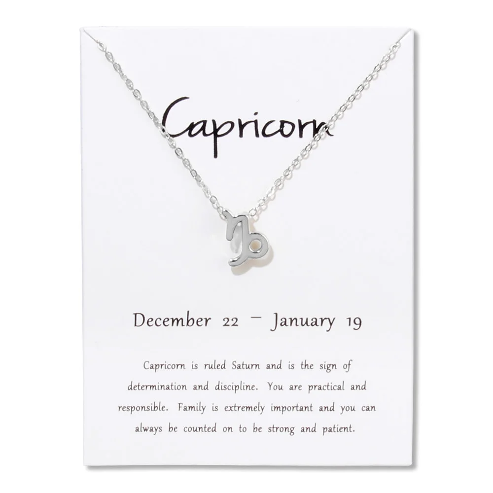 ♑︎ Capricorn Necklace - Zodiac Symbols 