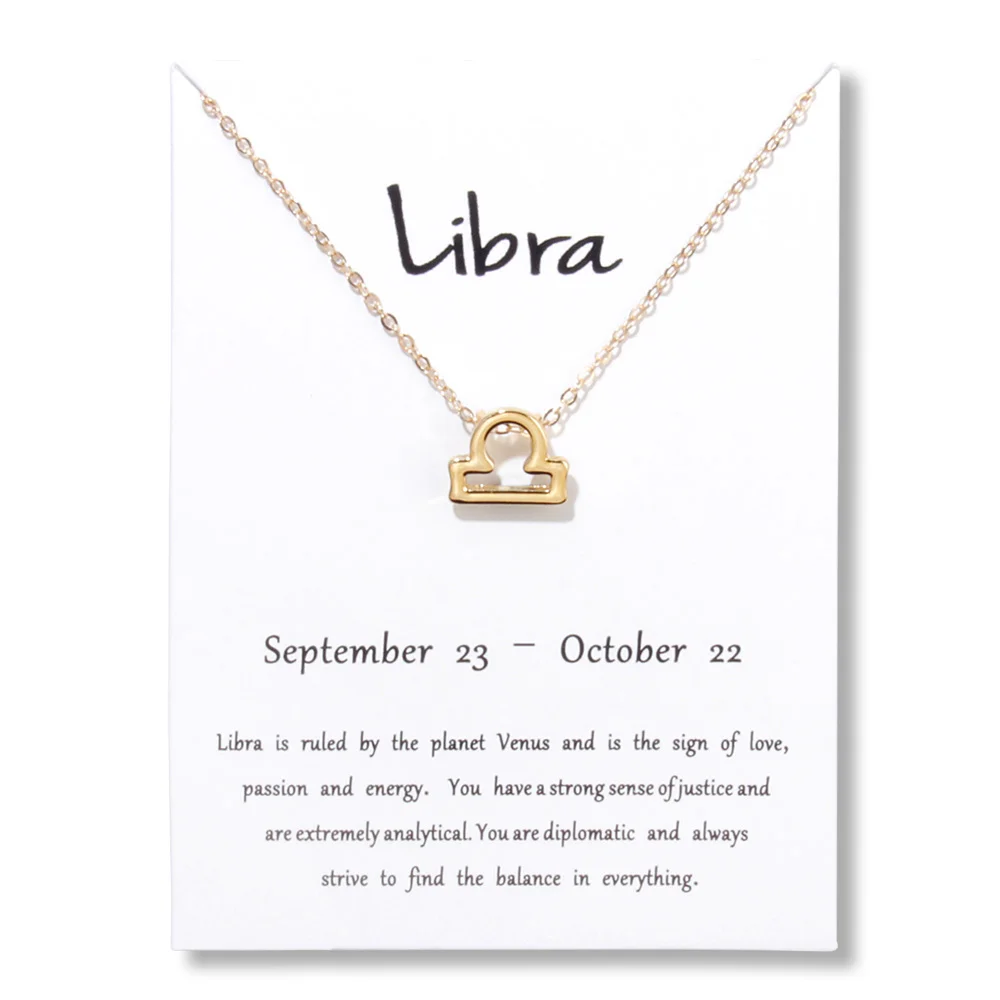 Libra zodiac sign pendant outlet