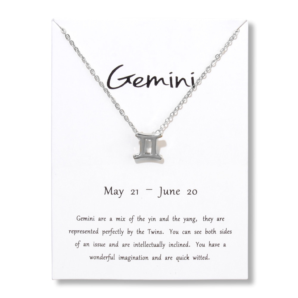 ♊︎ Gemini Necklace - Zodiac Symbols 