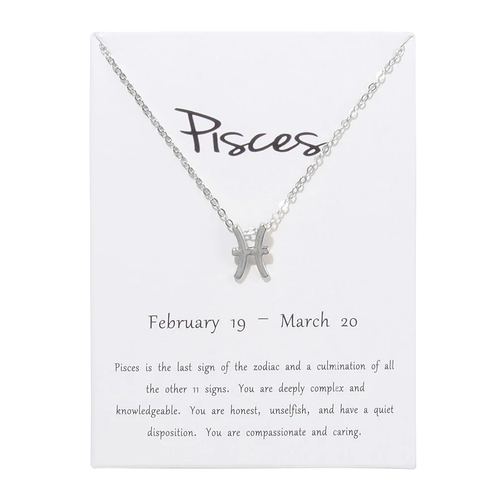 Zodiac Pisces Necklace 2024 www.alhudapk