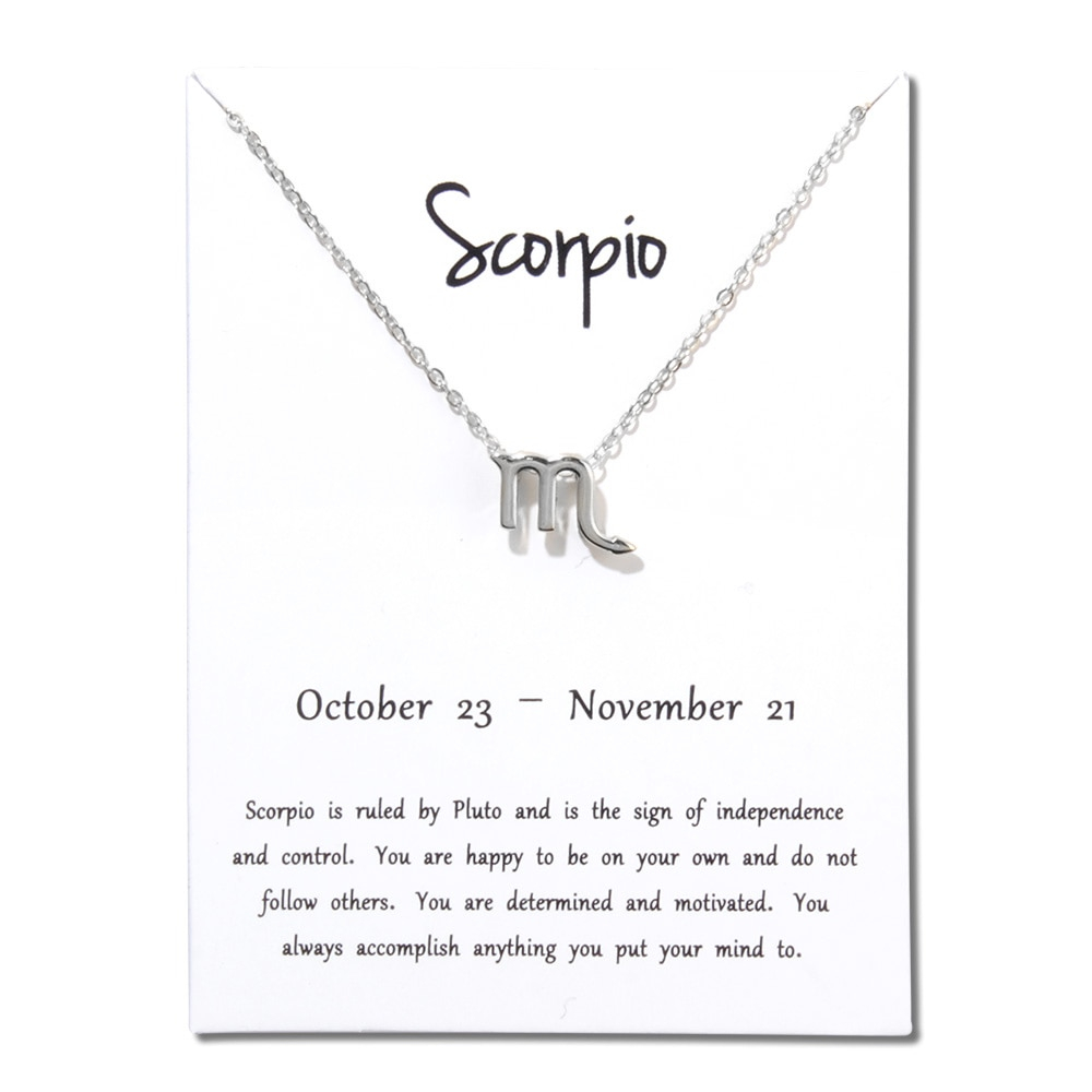 ♏︎ Scorpio Necklace - Star Sign 