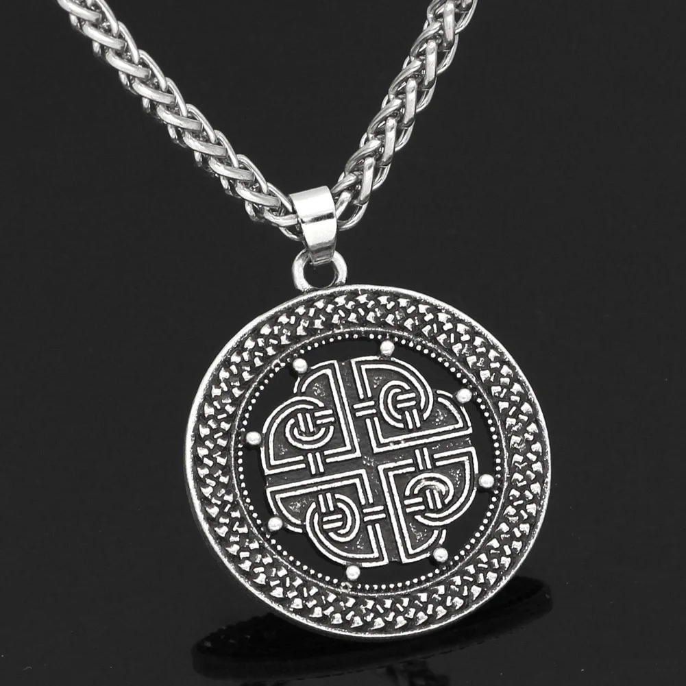 celtic shield knot necklace