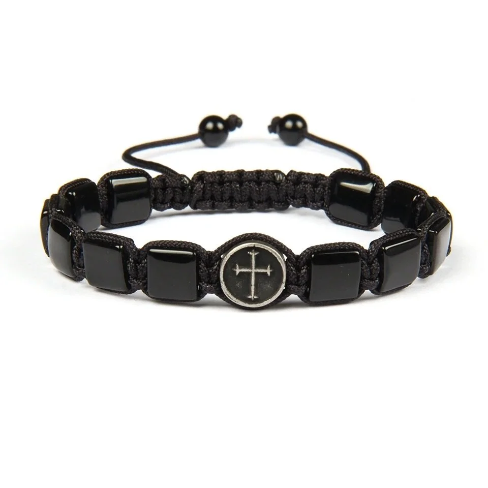 mens onyx bracelet