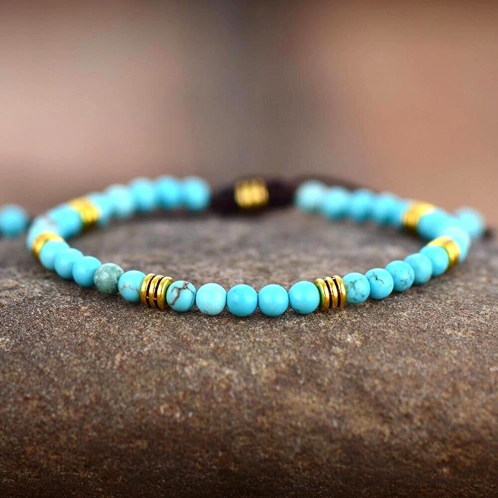 Handmade Turquoise Stone Bracelet