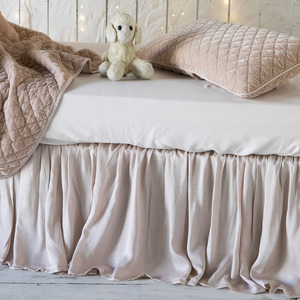 Satin Crib Skirt Cle