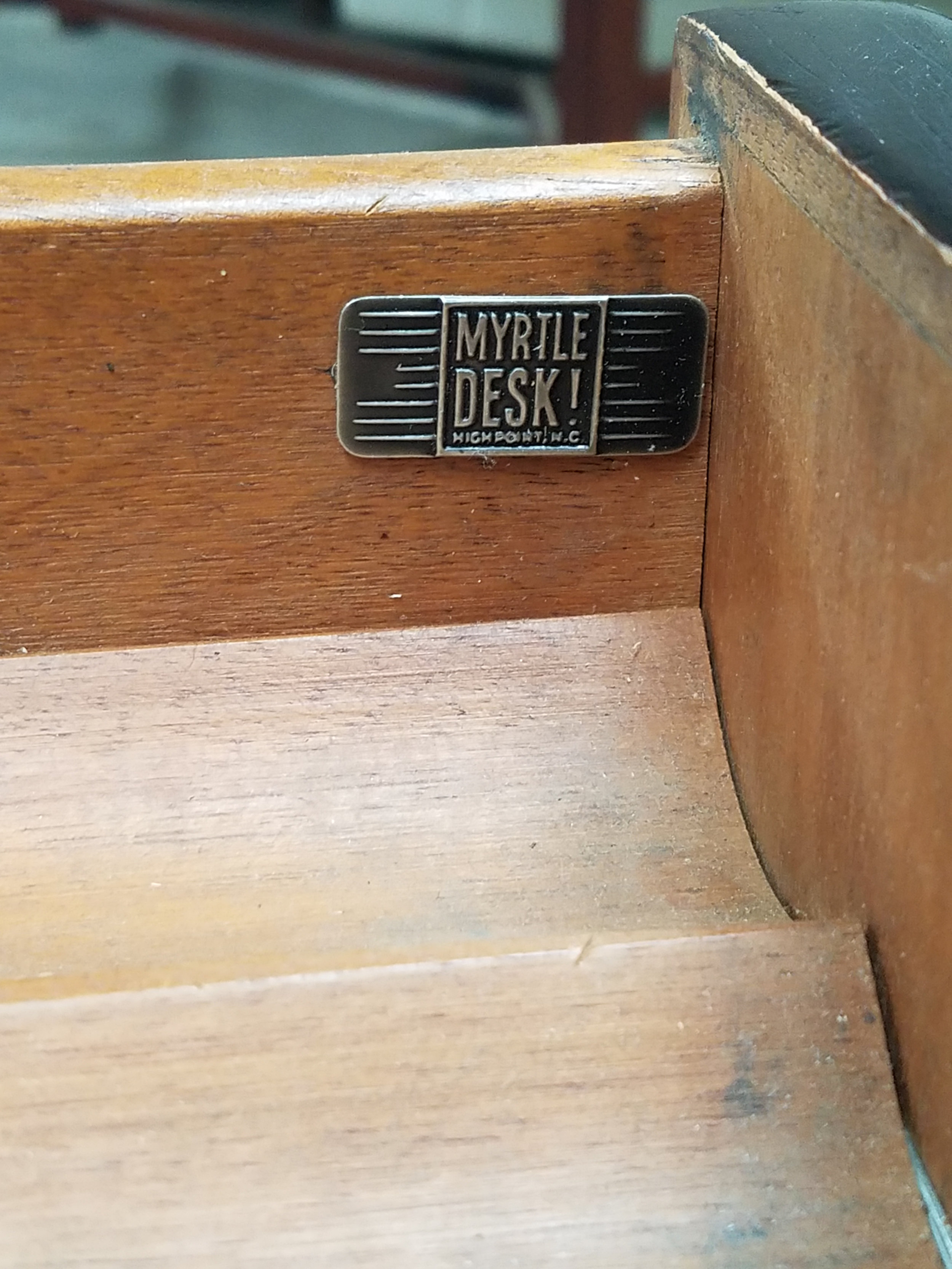 Vintage Executive Desk By Myrtle Desk Dynamic Office Services