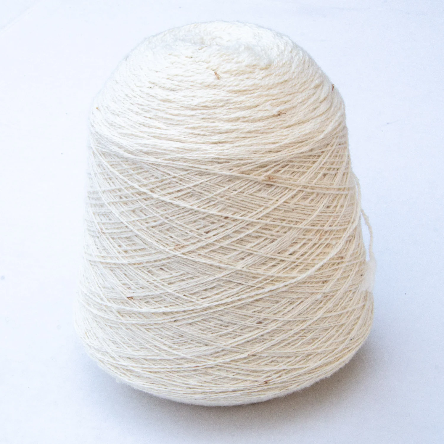 wool yarn on cones