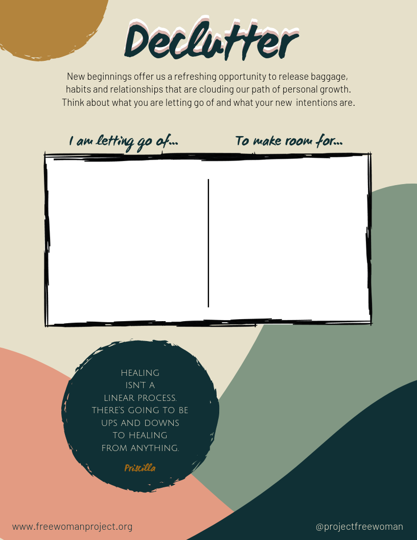 Self Care Downloadable Worksheets — The Free Woman Project - Self Care Downloadable Worksheets — The Free Woman Project