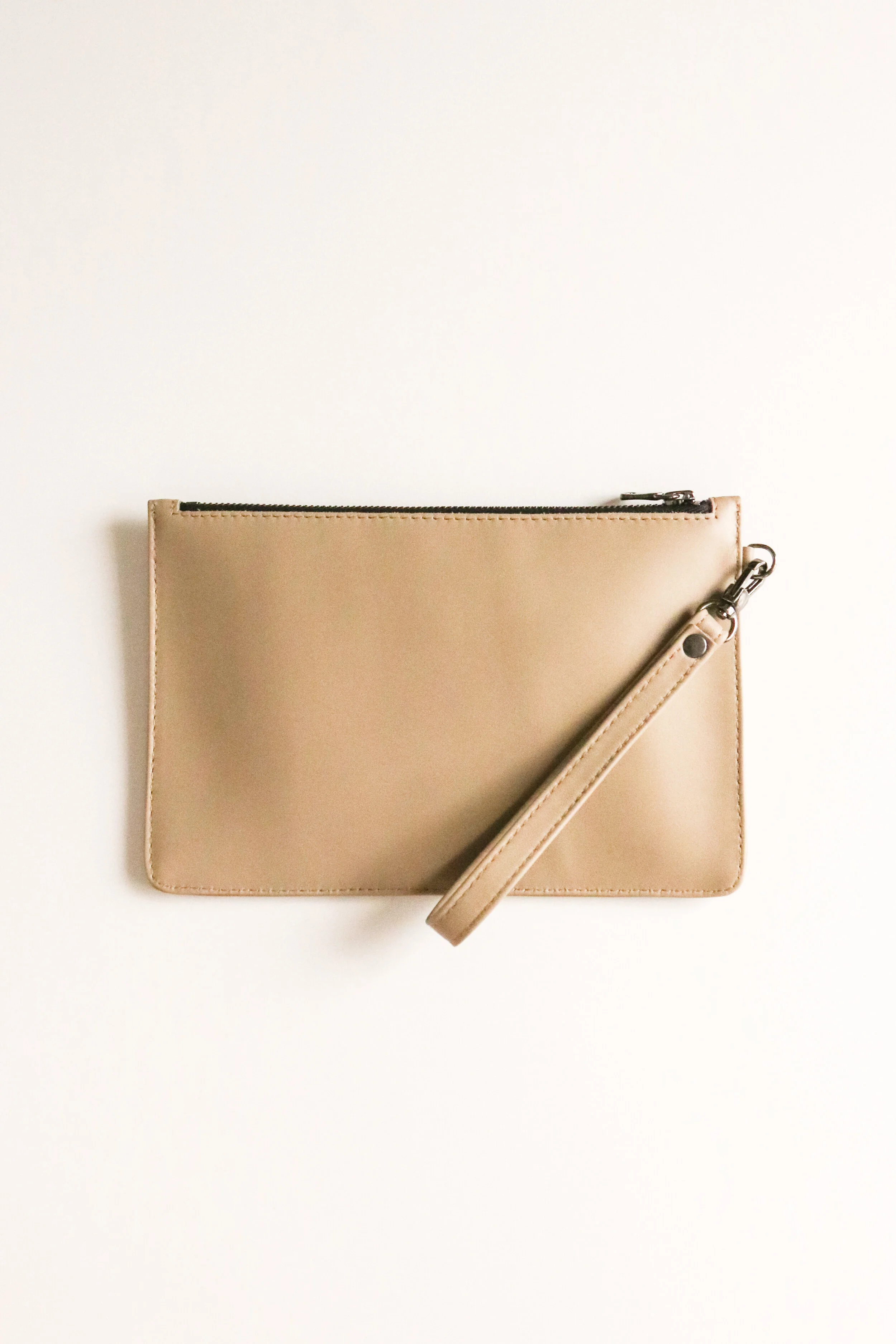 clutch taupe