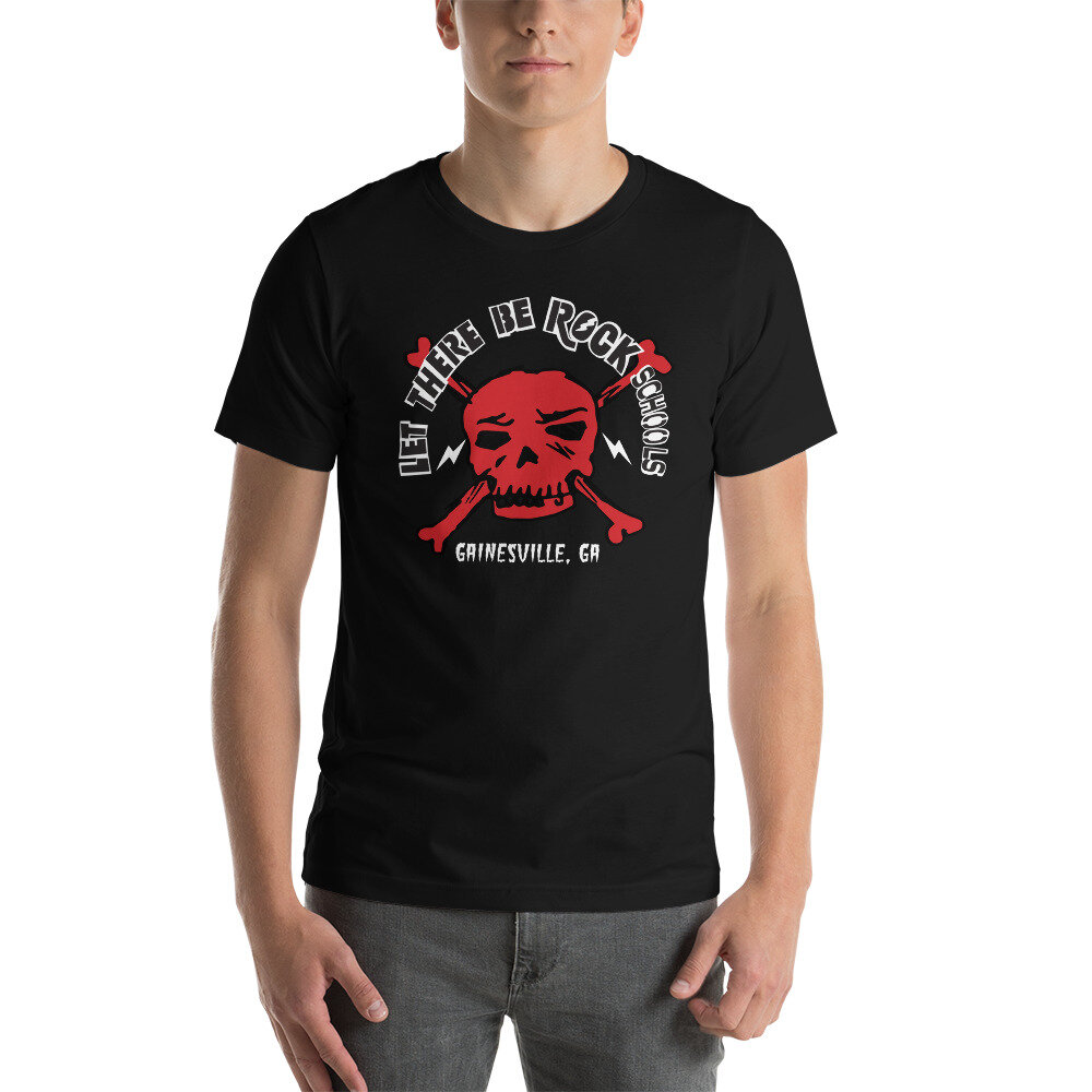Short-Sleeve Skull and Crossbones T-Shirt — Let There be Rock School –  Gainesville, GA