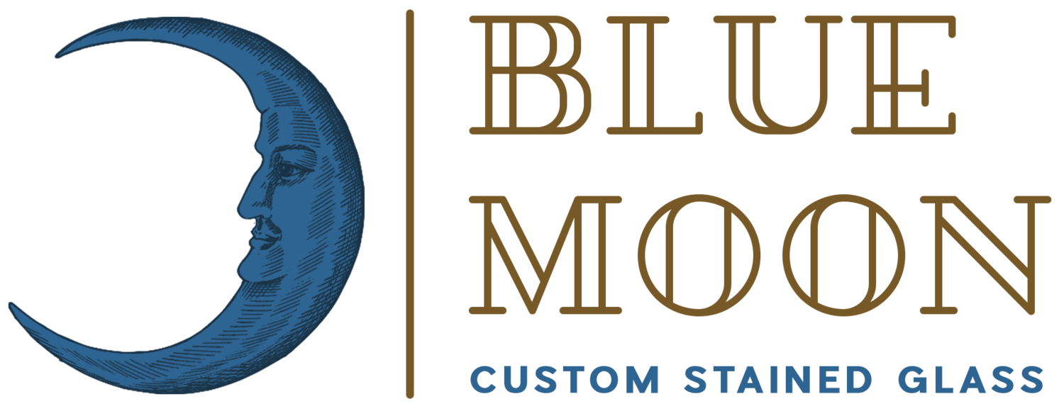 Blue Moon Custom Stained Glass