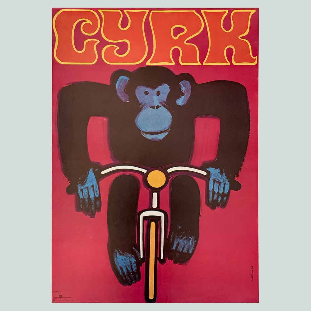 Cyrk Poster...Vintage...polnische Plakatkunst der 70er/ 80er Jahre 