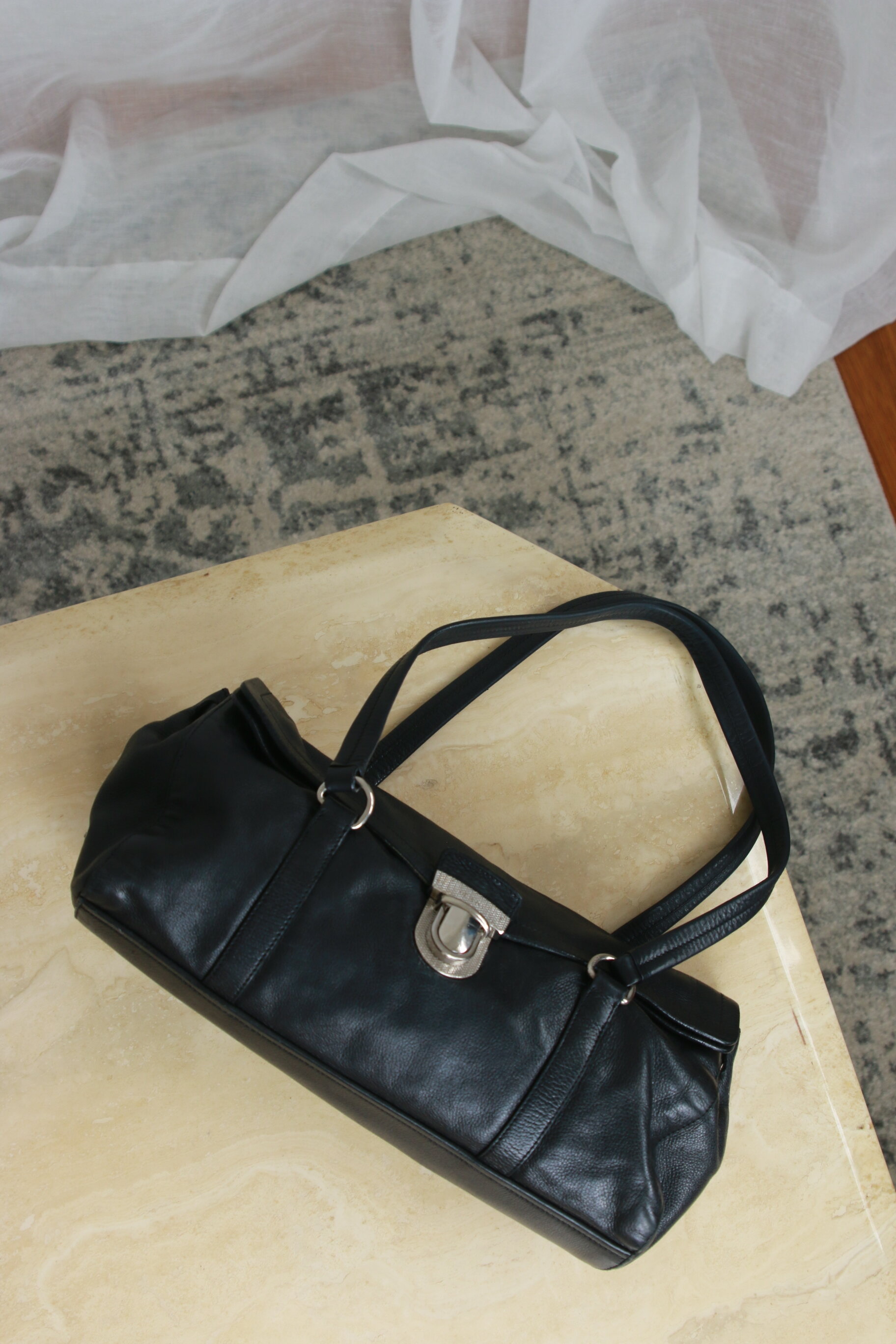 vintage prada leather bag