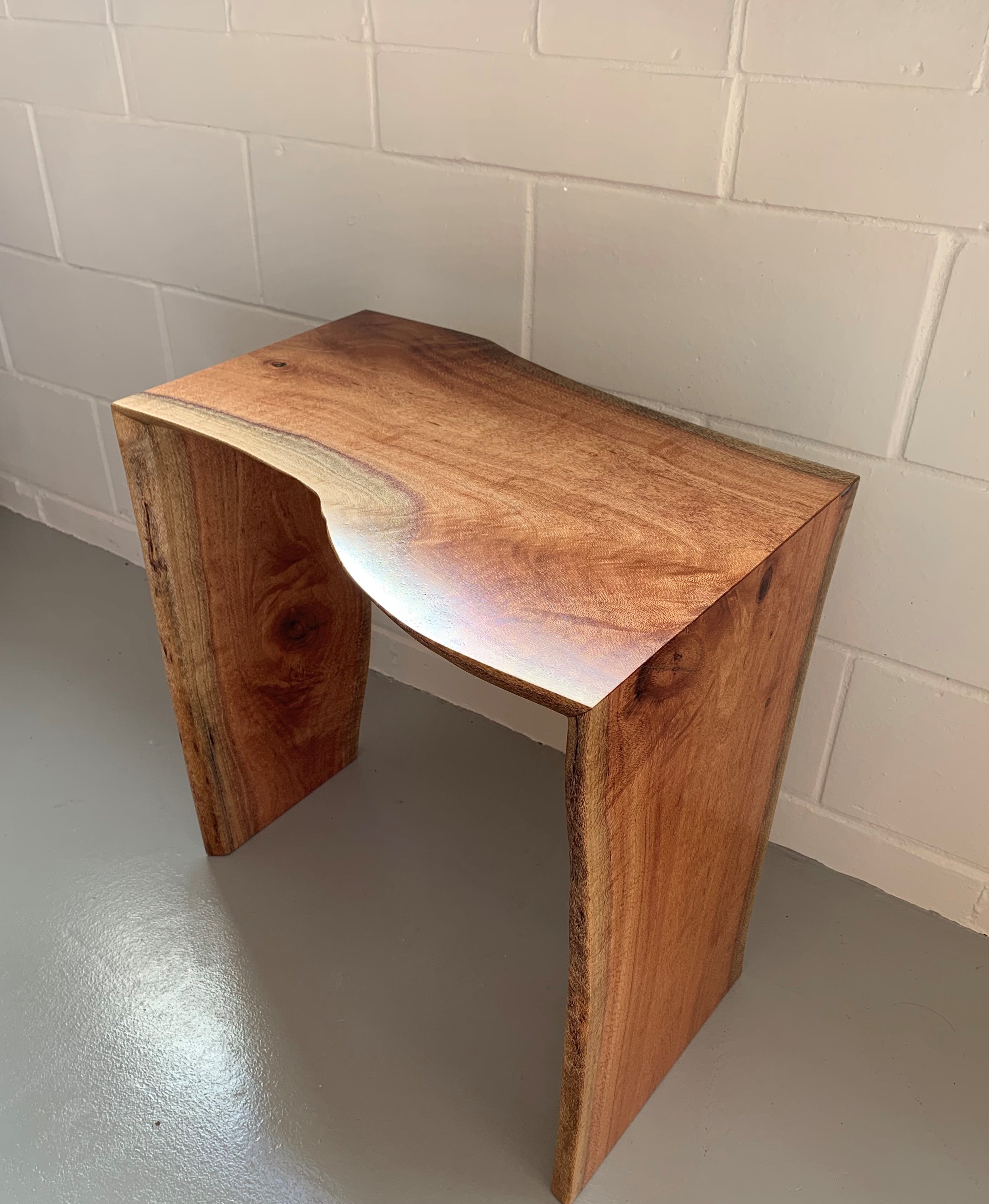 Free Form Silky Oak Coffee Table Bywater Design Furniture