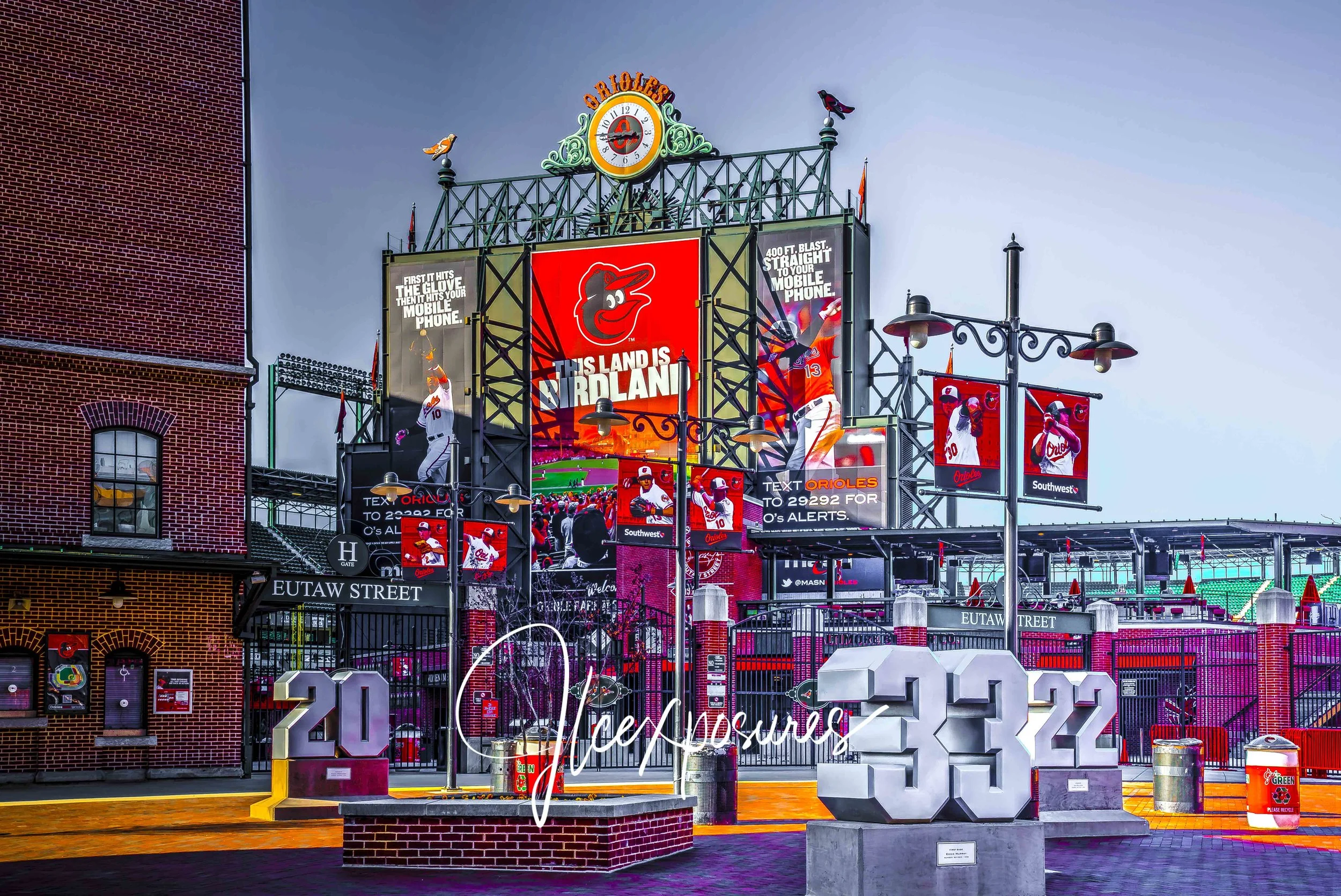1558 Baltimore Orioles Birdland Hall of Fame numbers — JLC EXPOSURES