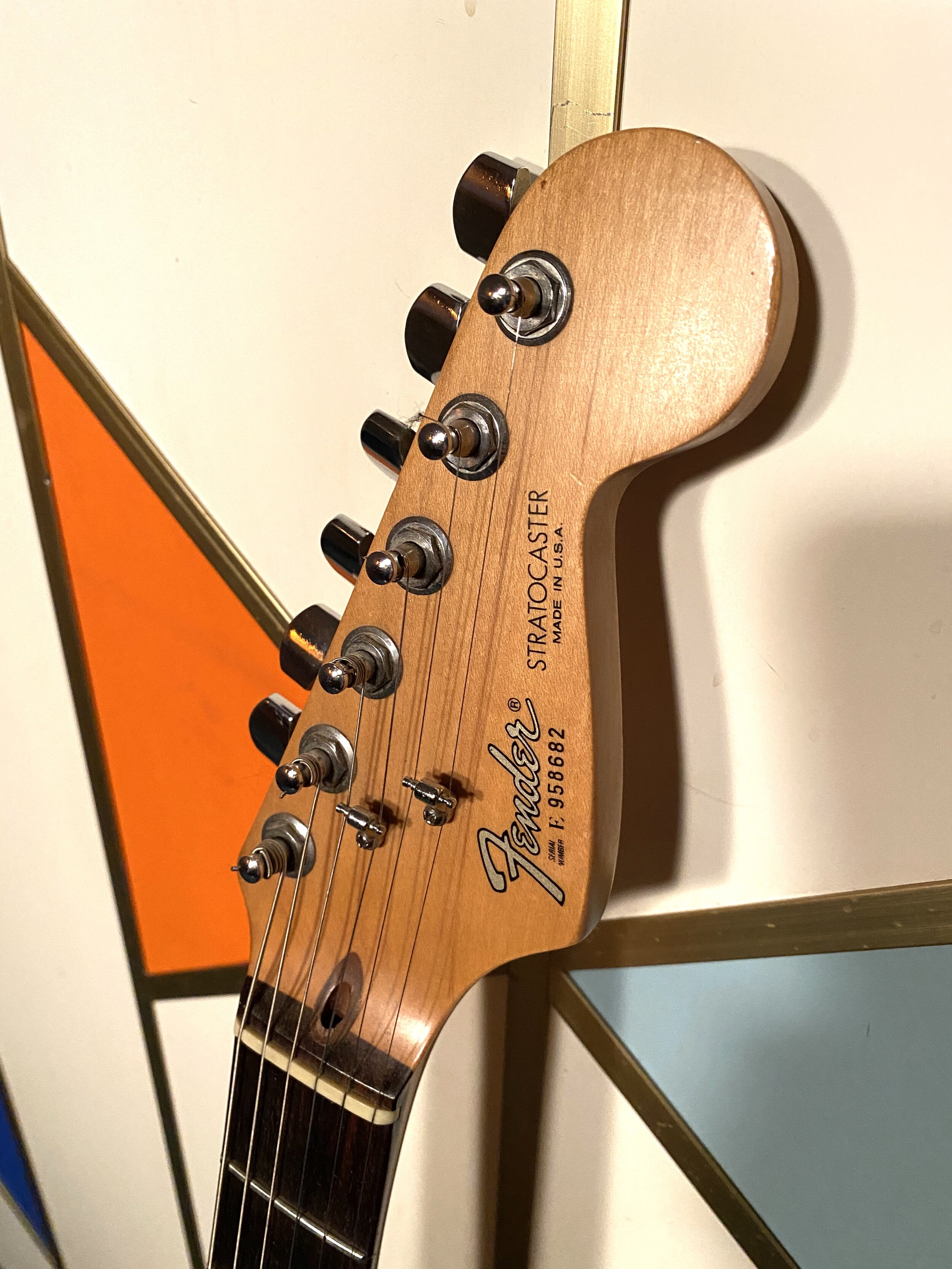 trough Thank you Customer 1989 American Fender Stratocaster - All Original in Black — Geoff Benge's  Guitar Shop