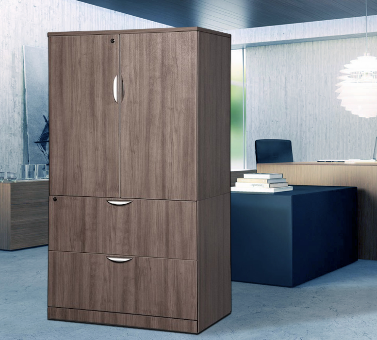 Iof 72 2 Door Storage With 2 Drawer Lateral Map Office
