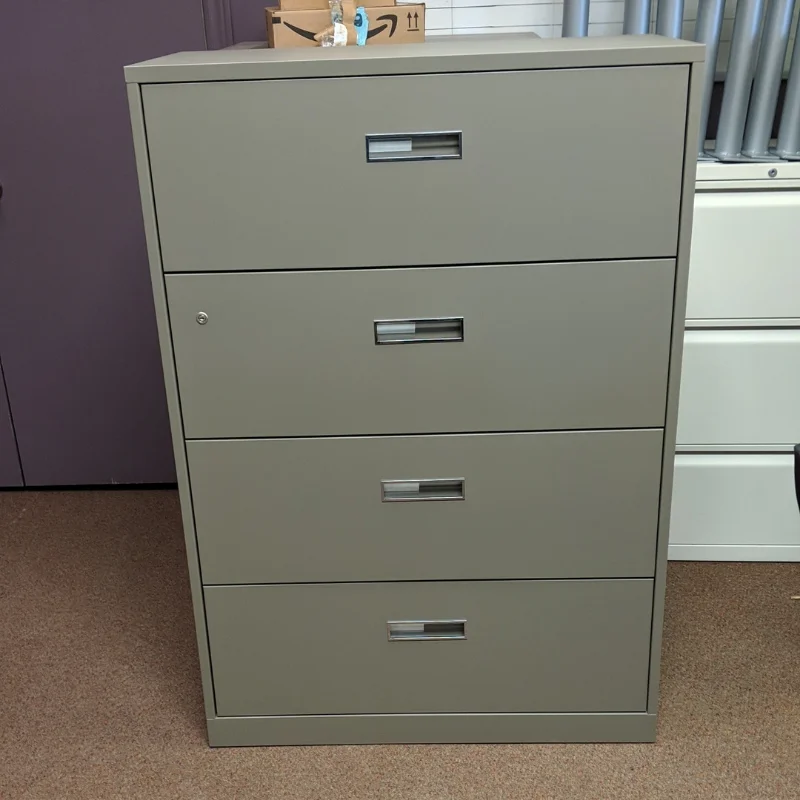 Steelcase 4 Drawer Lateral File Map Office Furniture New