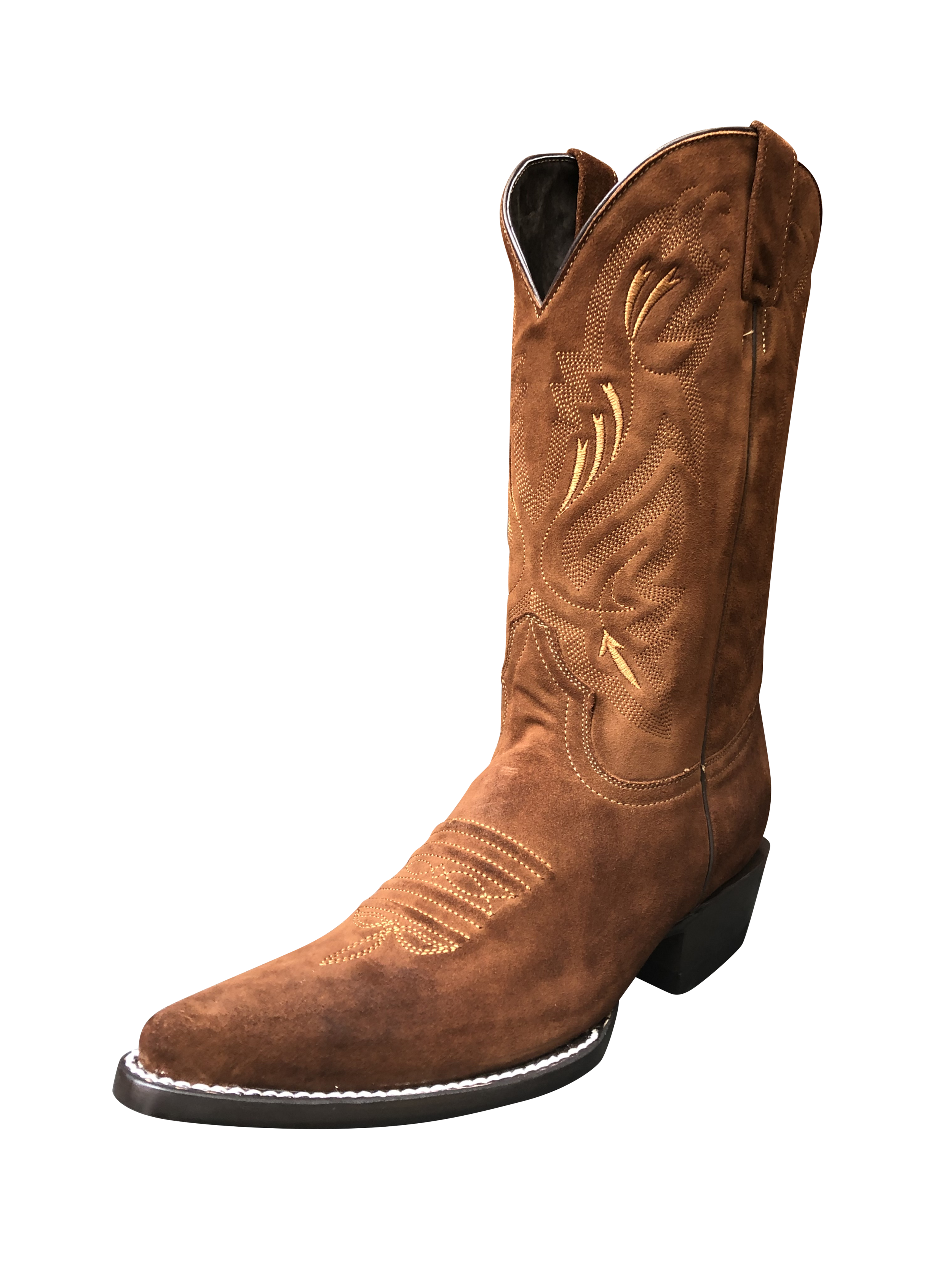 men's suede cowboy boots