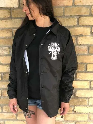 Aloha Monkey Coaches Jacket — The Aloha Monkey Tattoo & Piercing