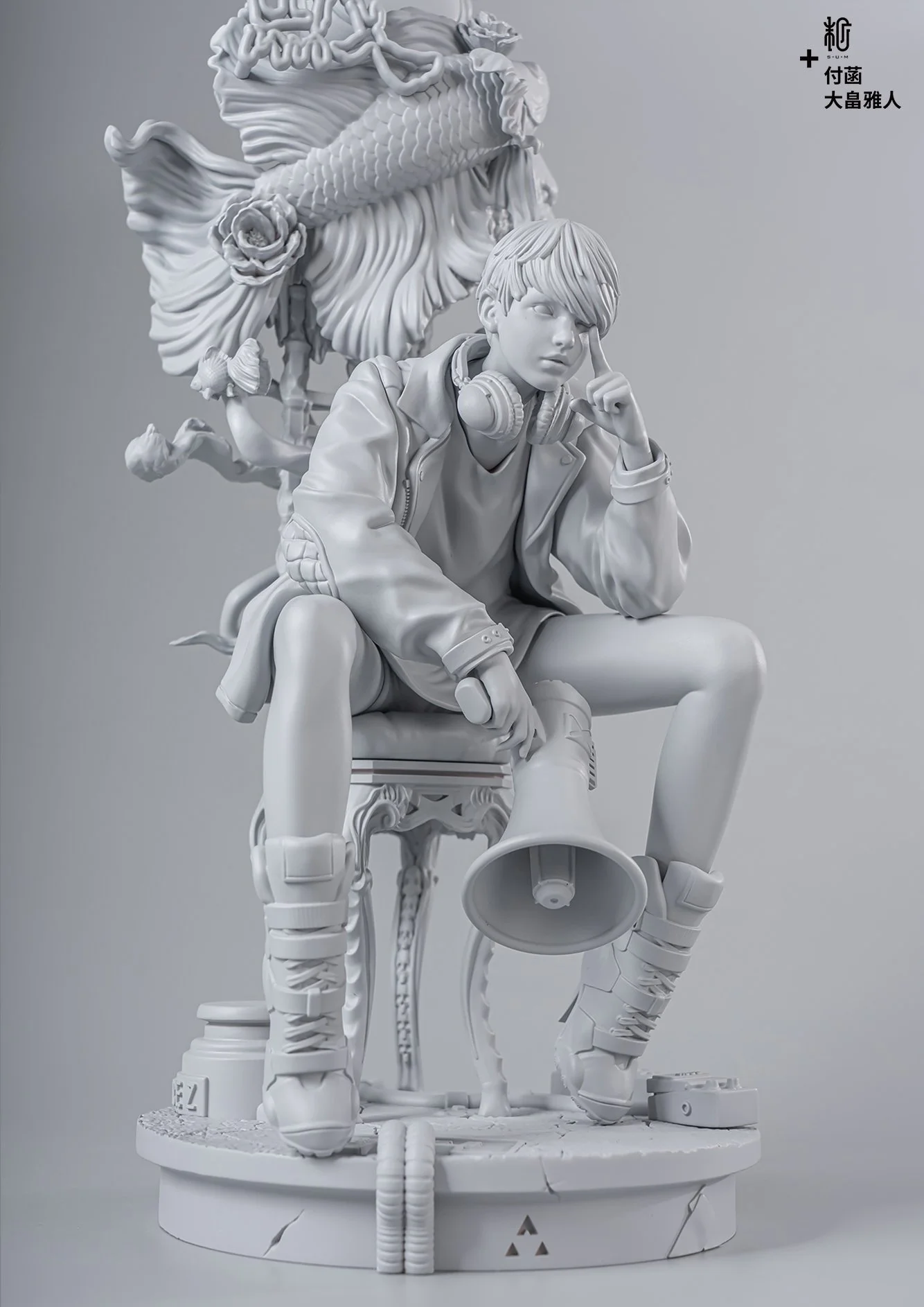 Girl Boss resin figure art collectibles toy by Masato Ohata Manas