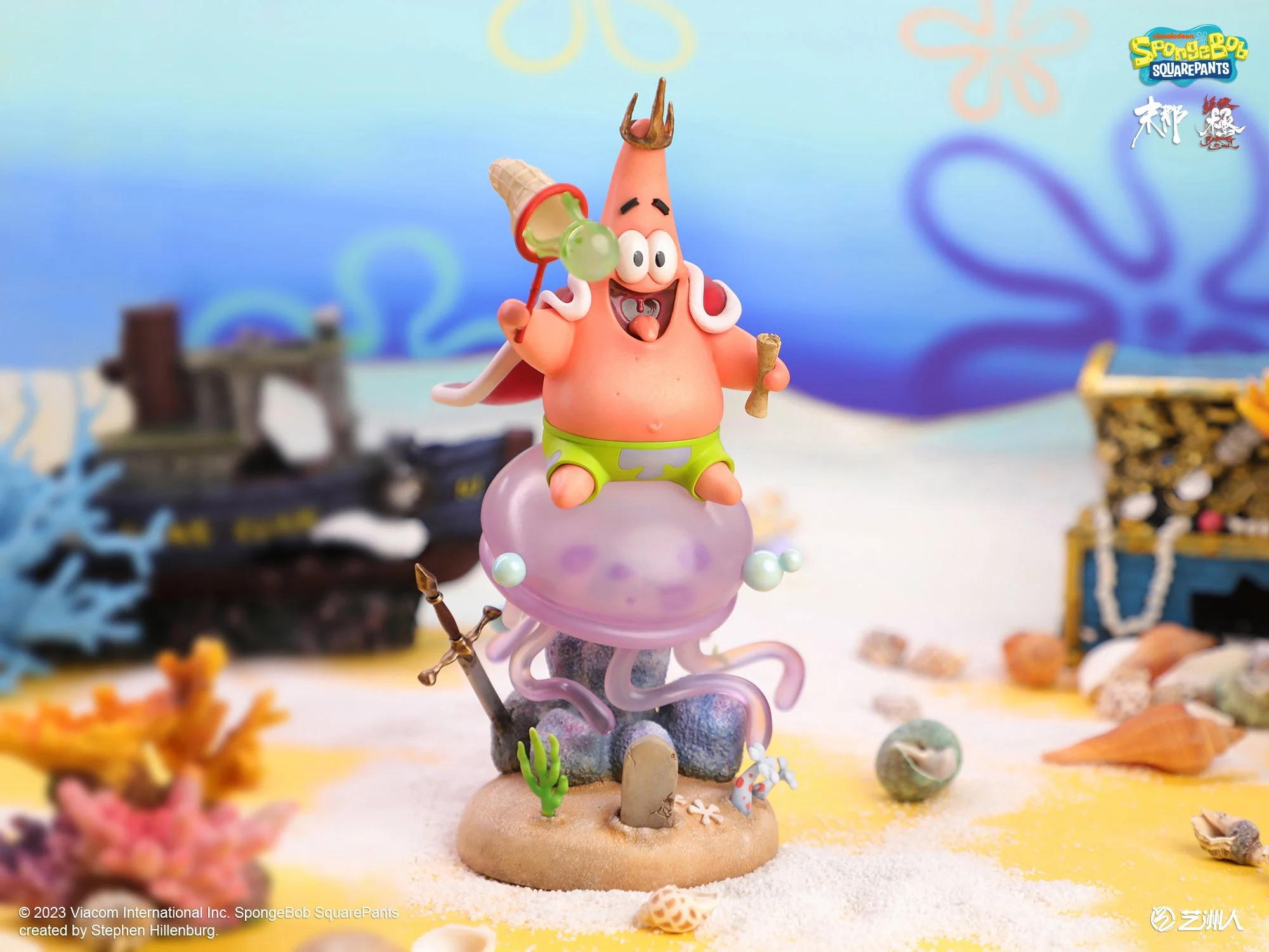 SpongeBob limited edition resin statue art collectibles toy by