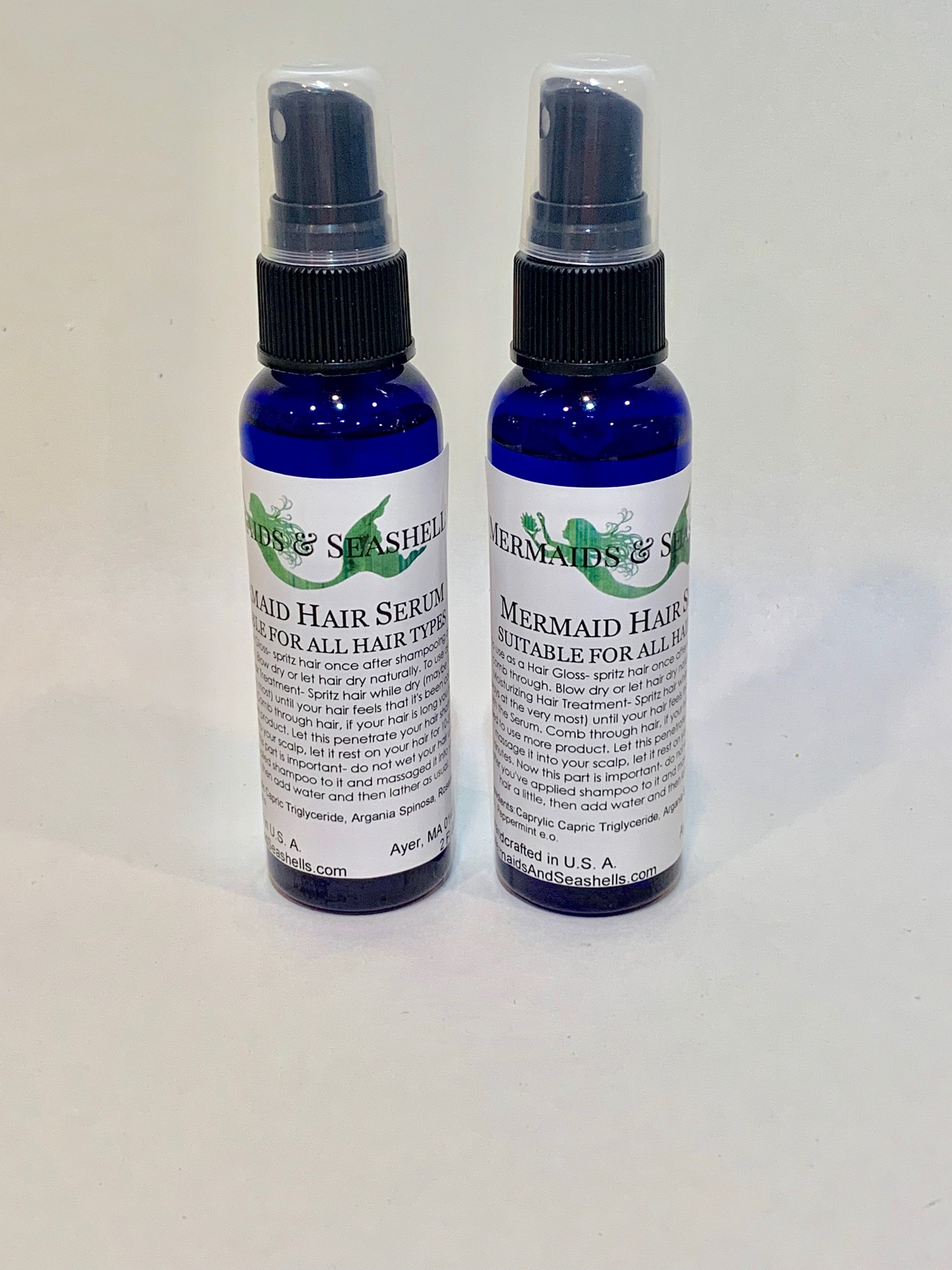 Mermaid Hair Serum Mermaids Seashells Bath Products