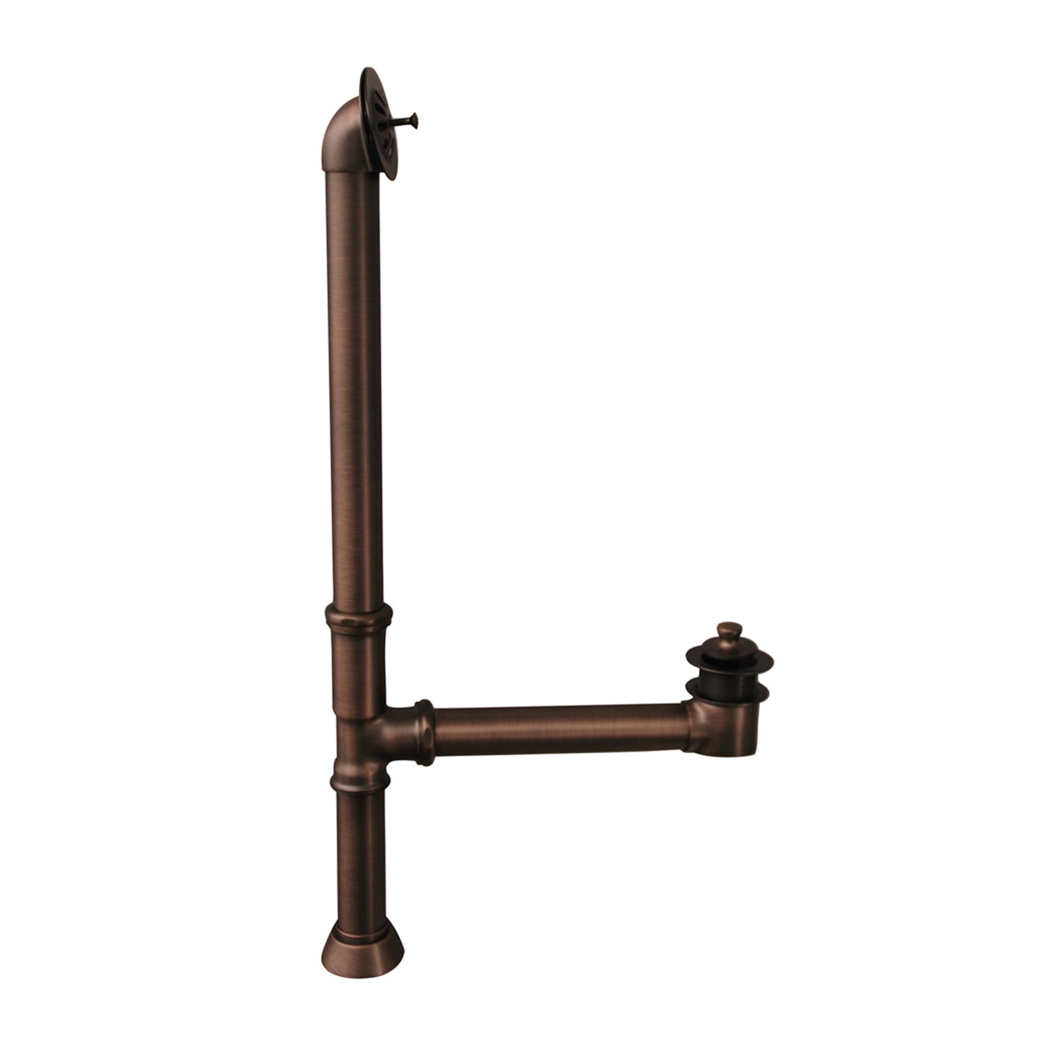 1 1 2 In Extended Tub Waste And Overflow In Oil Rubbed Bronze Cahaba Designs