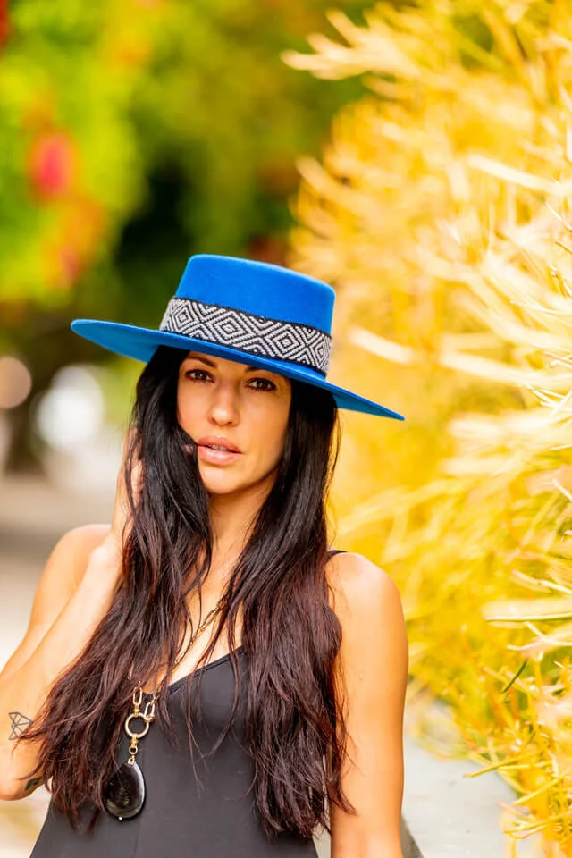 Nawi - Spanish Style Hat - Electric 