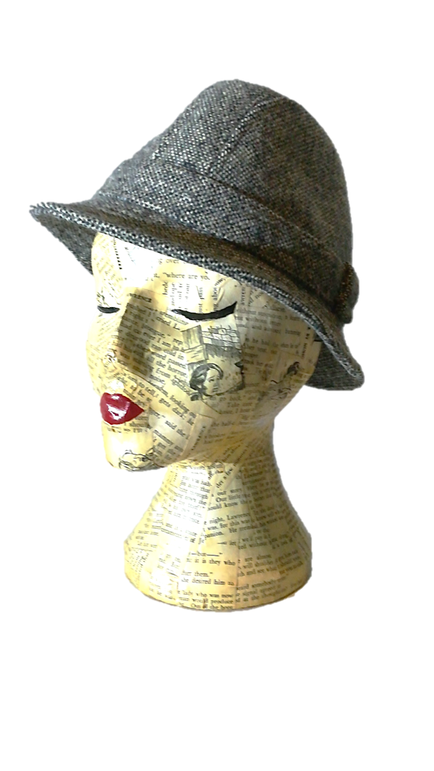 tweed fedora hat