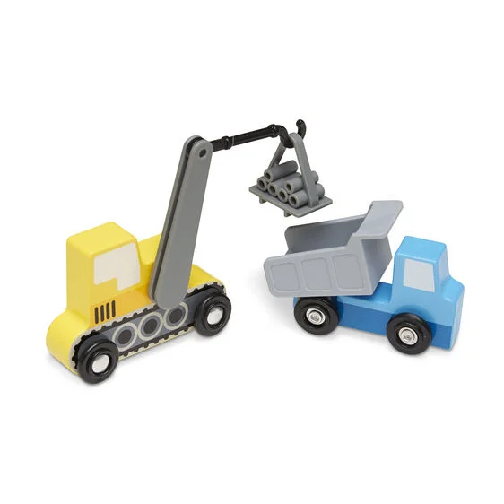 melissa and doug construction trucks