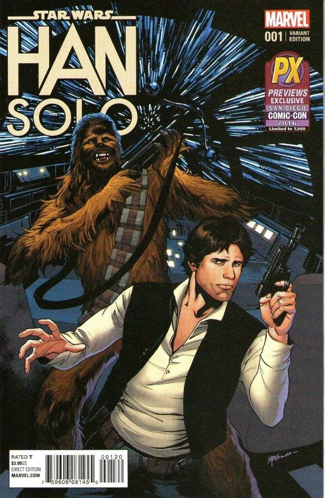 Star Wars Han Solo 1 Px Sdcc Luppachino Variant Lucky Target