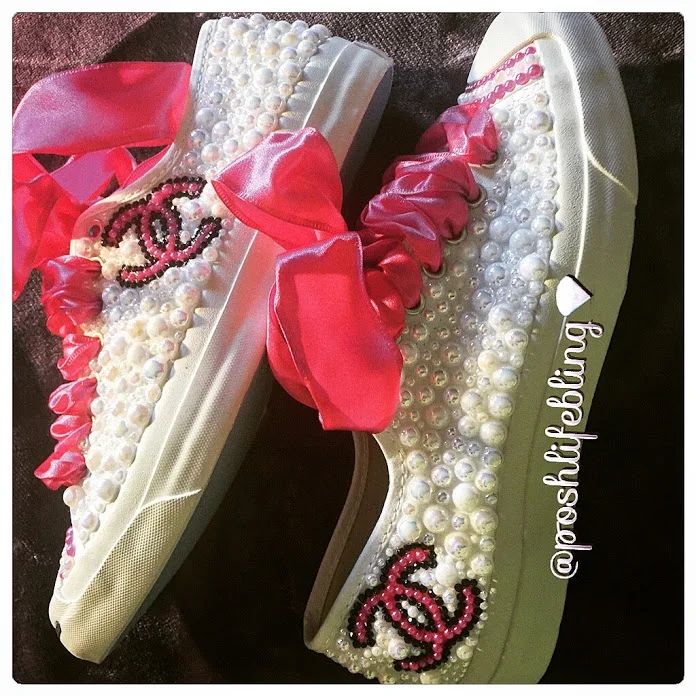 pearl chuck taylors